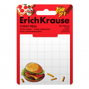 БЛОК ЗАКЛАДКА 75*75ММ 50Л "ERICH KRAUSE" КУЛЬТ ЕДЫ