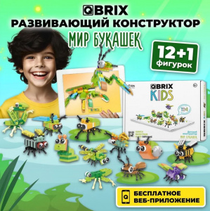 КОНСТРУКТОР QBRIX KIDS МИР БУКАШЕК