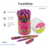 РУЧКА ШАРИКОВАЯ "FRESHWRITE. CRAZY. КЛЕТКА" 0.7ММ СИНЯЯ