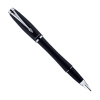 РУЧКА ПОДАРОЧНАЯ ПЕРЬЕВАЯ СИНЯЯ PARKER "URBAN MUTED BLACK" CT ЦВЕТ КОРПУСА ЧЕРНЫЙ В КАРТОННОМ ФУТЛЯРЕ