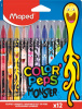 ФЛОМАСТЕРЫ 12ЦВ  "MAPED" "COLOR'PEPS МОНСТЕР" СМЫВАЕМЫЕ