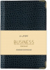 ЕЖЕДНЕВНИК A6 2027 BUSINESS PREMIUM "ИГУАНА" СИНИЙ 176Л 113х146ММ