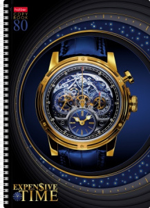 ТЕТРАДЬ 80Л КЛЕТКА А4 "TIME"