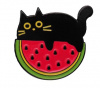 ЗНАЧОК МЕТАЛЛИЧЕСКИЙ "WATERMELON AND CAT"