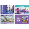 АЛЬБОМ ДЛЯ РИСОВАНИЯ НА ГРЕБНЕ 32 ЛИСТА "CITY DREAM"   