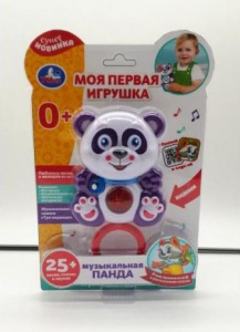 ИГРУШКА ЭЛЕКТРОННАЯ "МОЯ ПЕРВАЯ ИГРУШКА. МУЗЫКАЛЬНАЯ ПАНДА" 