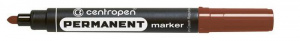 МАРКЕР ПЕРМАНЕНТНЫЙ CENTROPEN КОРИЧНЕВЫЙ