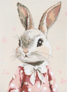 АЛМАЗНАЯ МОЗАИКА "МИЛАЯ ЗАЙКА" 30*40СМ
