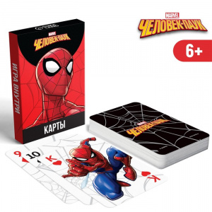 ИГРА КАРТОЧНАЯ "ЧЕЛОВЕК-ПАУК" 36 КАРТ 6+