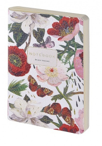 ЗАПИСНАЯ КНИГА A6 60Л "ПИОНЫ"