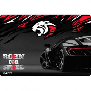 ПОКРЫТИЕ НА СТОЛ А4+ "BORN FOR SPEED" ПЛАСТИК 3D 33*23СМ 