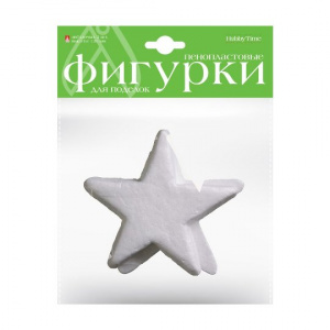 ФИГУРЫ ИЗ ПЕНОПЛАСТА "ЗВЕЗДОЧКИ" D=120ММ 2ШТ