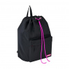 СУМКА - РЮКЗАК ДЛЯ СМЕННОЙ ОБУВИ "EASY LINE BLACK&PINK" 26*40*17 СМ