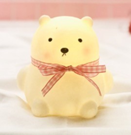 СВЕТИЛЬНИК НОЧНИК АЛЕФ BEAR PLAID BOW ЖЕЛТЫЙ