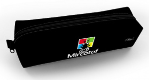 ПЕНАЛ МЯГКИЙ ОБЪЕМНЫЙ "MIRCOTOF" 21*4,5*4,5СМ