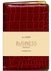 ЕЖЕДНЕВНИК A6 2027 BUSINESS PREMIUM "ГРАНД КРОКО" БОРДОВЫЙ 176Л 113х146ММ