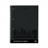ТЕТРАДЬ 80Л КЛЕТКА А4 "MEGAPOLIS"