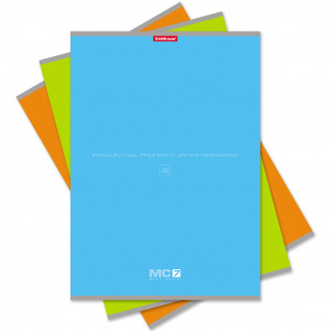 ТЕТРАДЬ 48Л КЛЕТКА A4 "MC-7"