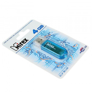 КАРТА ПАМЯТИ MIREX 4Gb ELF BLUE 
