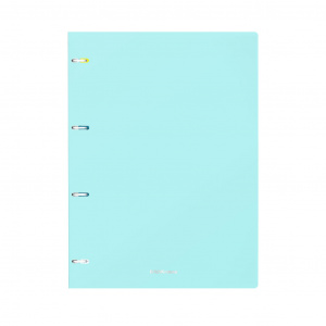 ТЕТРАДЬ НА КОЛЬЦАХ  А4 80Л КЛЕТКА "PASTEL MINT" 
