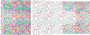 ПАПКА НА РЕЗИНКЕ А5+ "LINES"