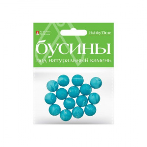 БУСИНЫ HOBBY TIME ПОД НАТУРАЛЬНЫЙ КАМЕНЬ 16ММ