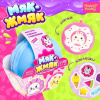 ИГРУШКА АНТИСТРЕСС "МЯК-ЖМЯК СЮРПРИЗ" ГОЛУБОЙ С НАКЛЕЙКАМИ