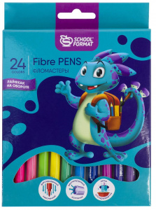 ФЛОМАСТЕРЫ "SMART DINO" 24 ЦВ  