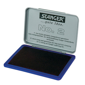 ПОДУШКА ШТЕМПЕЛЬНАЯ "STANGER" СИНЯЯ 70*110