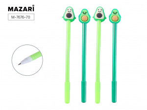 РУЧКА ШАРИКОВАЯ MAZARI AVOCADO BRIGHT 0.7ММ АССОРТИ