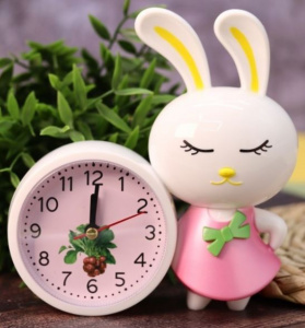ЧАСЫ БУДИЛЬНИК "BUNNY BUZZ" PINK