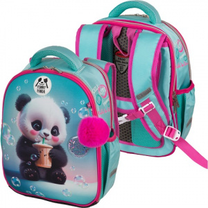 РАНЕЦ С ЭРГОНОМИЧНОЙ СПИНКОЙ "YUMMI PANDA" 35*27*13СМ