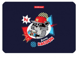 ПОКРЫТИЕ НА СТОЛ А4 "FUNNY RACOON" ПЛАСТИК 29,7*21СМ