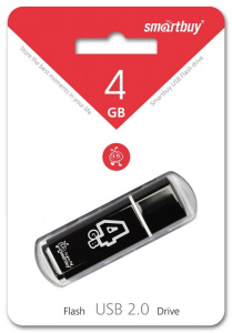 КАРТА ПАМЯТИ Flash Smart Buy  4Gb Glossy series black