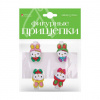 ПРИЩЕПКИ ДЕКОРАТИВНЫЕ "ЗВЕРУШКИ" 4Ш/У