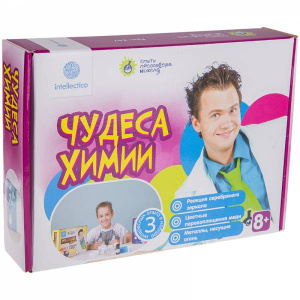 НАБОР Д ОПЫТОВ INTELLECTICO ЧУДЕСА ХИМИИ