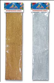 БУМАГА ЦВЕТНАЯ КРЕПИРОВАННАЯ 50*250 СМ "АППЛИКА. METALLIC" 