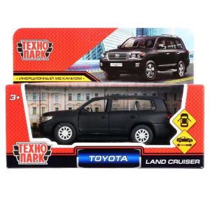 ИГРУШКА МАШИНА ИНЕРЦИОННАЯ "TOYOTA LAND CRUISER МАТОВЫЙ" 12,5СМ