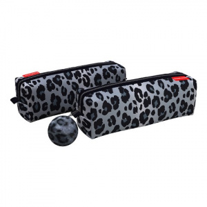 ПЕНАЛ МЯГКИЙ ОБЪЕМНЫЙ "FLUFFY LEOPARD" 21*7*7СМ