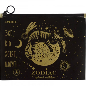 ПАПКА НА МОЛНИИ А5 deVENTE 180МКМ С РАСШИРЕНИЕМ "ZODIAC"