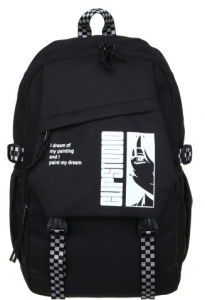 РЮКЗАК МОЛОДЕЖНЫЙ ГАЛА-ЦЕНТР 576-034 ЧЕРНЫЙ 44*28*14СМ 