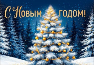 БИРКА "С НОВЫМ ГОДОМ!"