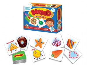 ИГРА МЕМО РУССКИЙ СТИЛЬ ФИГУРЫ И ФОРМЫ