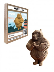 КОНСТРУКТОР КАРТОННЫЙ 3D ПАНДА