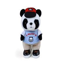 ИГРУШКА М ИГРУНЫ ПАНДА В КЛАССНОМ АУТФИТЕ
