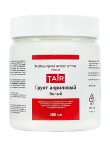 ГРУНТ АКРИЛОВЫЙ TAIR БЕЛЫЙ 500МЛ