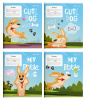 ТЕТРАДЬ 12Л ЛИНИЯ "СЧАСТЛИВЫЙ КОРГИ" 