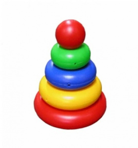 ИГРУШКА ДИДАКТИЧЕСКАЯ ПИРАМИДА "МАЛЫШОК-4Ш"