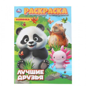 РАСКРАСКА А4 "ЛУЧШИЕ ДРУЗЬЯ" 