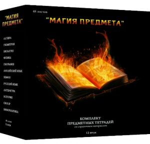 КОМПЛЕКТ ТЕТРАДЕЙ 12 ШТУК 48Л "МАГИЯ ПРЕДМЕТА"